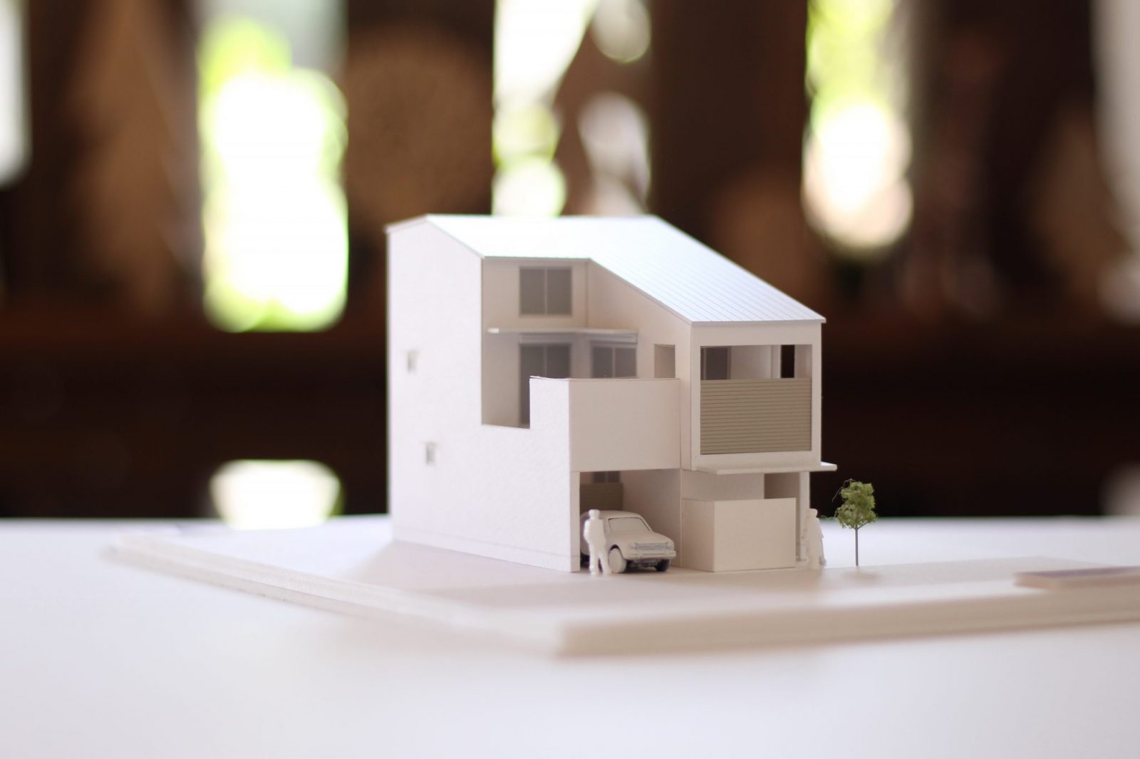 完成見学会 宙に浮く緑を囲む家 ビルトインガレージ Se構法 大阪市 フクダ ロングライフデザイン Se構法で建てる無添加注文住宅 大阪 神戸 奈良